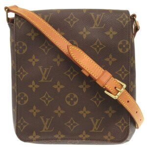 Louis Vuitton Musette Salsa Short Strap Monogram Brown Shoulder Bag